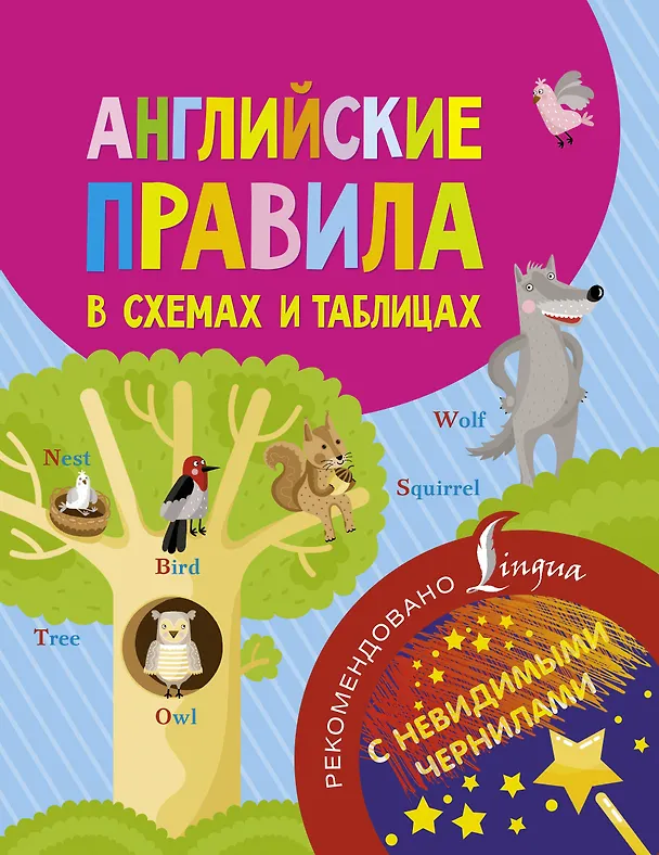 Книга Английские правила в схемах и таблицах. С невидимыми чернилами () — 1