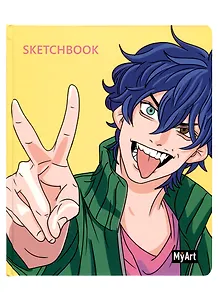 Скетчбук 205*246 64л "Краш"  120г/м2, тв.обложка