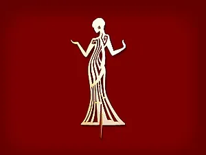 Подставка под украшения Девушка (152040) (122х109х250мм) (игрушка из дерева) (упаковка)