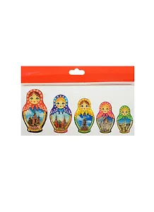Набор магнитов Матрешка Москва (5 шт.) (02-34N2-19)