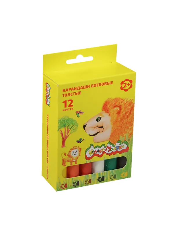Мелки восковые "Каляка-Маляка" JUMBO, 12 цв 235739 — 1