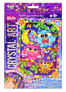 Набор для творчества ДАНКО-ТОЙС Crystal Art  Совы