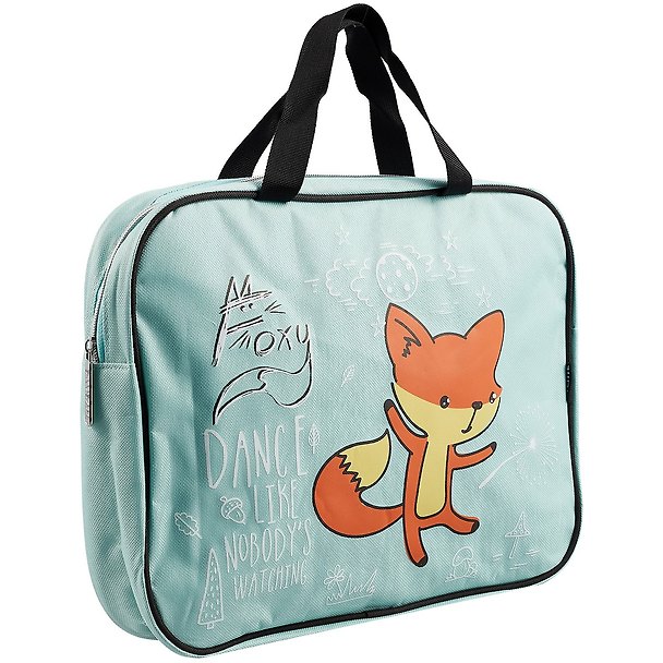 Папка для тетрадей А4 "Foxy" молния, ткань 2882776 — 1