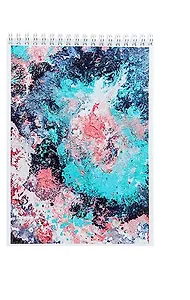 Блокнот "Цветовые разводы", А5, 60 листов, клетка