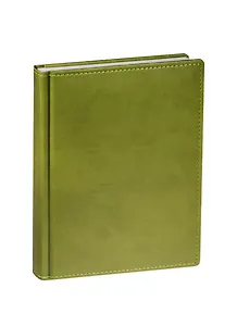 Ежедневник недат. А5 136л "VELVET" оливковый, иск.кожа, ляссе, Bruno Visconti