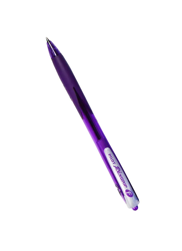 Шариковая ручка фиолетовая автоматическая, Rex Grip, Pilot 234896 — 1