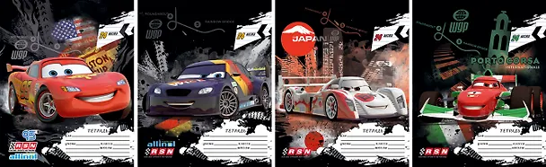 Тетрадь в клетку Disney «Cars» в ассортименте, 24 листа 224782 — 1