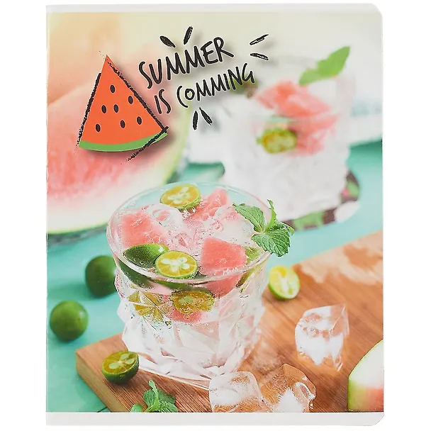 Тетрадь общая «Hot summer» в ассортименте, 48 листов в линейку, А5 - Academy Style 260804 — 4