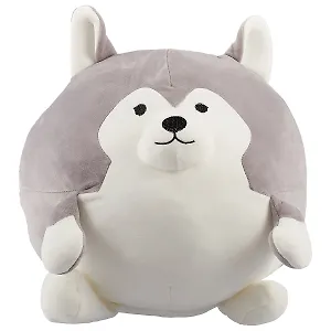 Мягкая игрушка Хаски в форме шара (48х28)