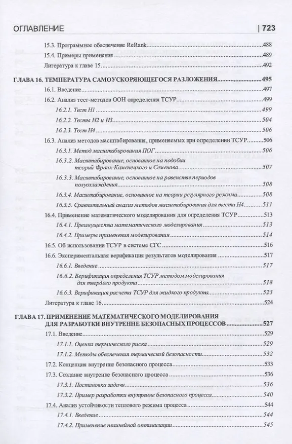 Книга Термические опасности и термическая безопасность энергонасыщенных веществ, химических процессов и объектов их применения. Методология исследования на базе системного подхода и математического моделирования () — 8