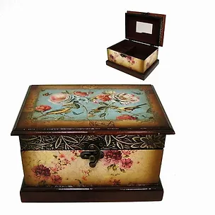 Шкатулка для украшений с зеркалом 18х13х11 см (29194) 2394089