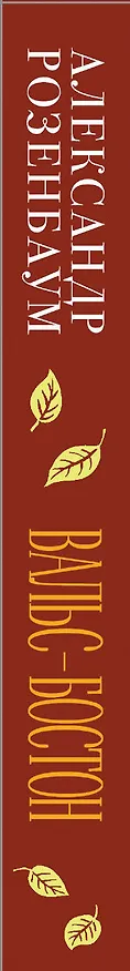 Книга Вальс-бостон (Александр Розенбаум) — 3
