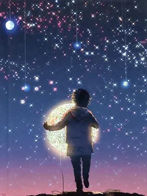 Книга для записей А6 64л кл. "Мое сновидение" 7БЦ, мат.лам, выб.лак, блестки «Золото», офсет 2994917