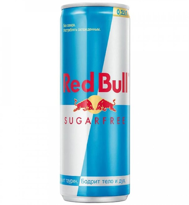 Энергетический напиток Red Bull SF (без сахара) ж/б, 250мл 3092916 — 1