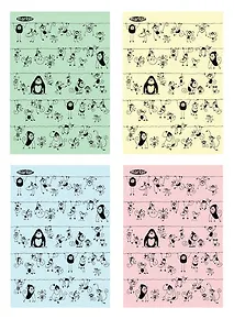 Тетрадь в клетку Marker Arte, "Много диких обезьян", А4, 60 листов