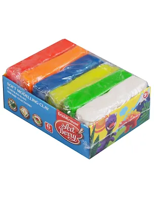 Пластилин 6 цветов 300 г, мягкий, с Алоэ Вера 246051