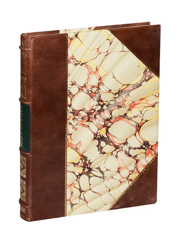 Книга Орхидеи Линдения иконография орхидей (ПИ) (полукожа) (цв. срез) () — 1