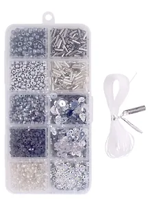 Набор бисера для рукоделия (черный микс)