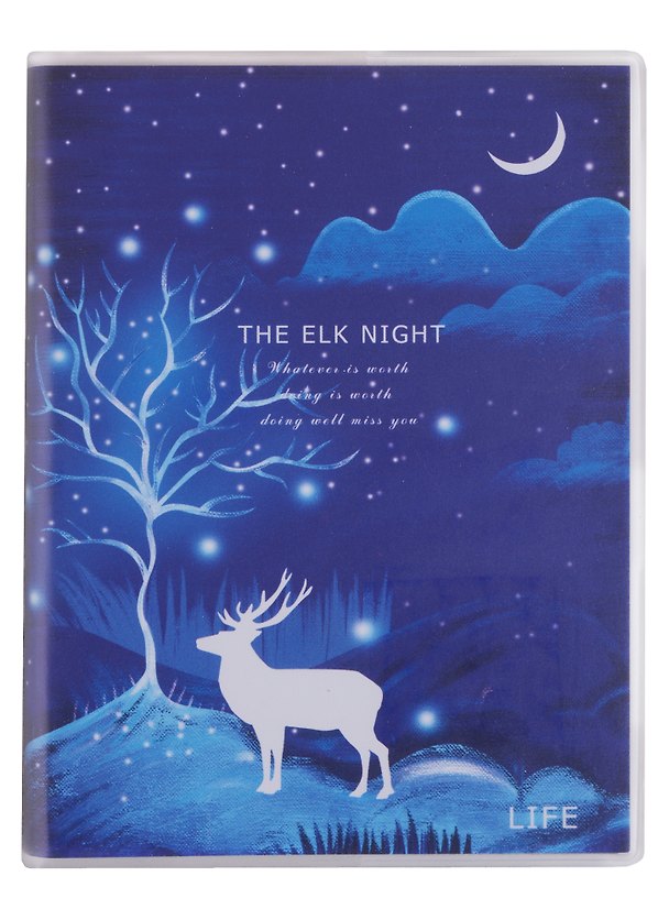 Ежедневник «The elk's night» А6, 96 листов в линейку, в ассортименте 247082 — 1