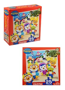 Пазл Оригами 25эл Серия Пингвиненок Пороро в ассортименте