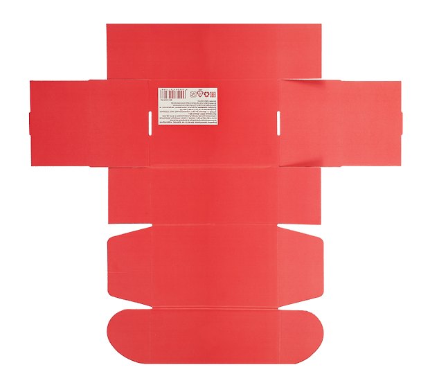 Коробка самосборная 22*18*10см красная, гофрокартон 3001746 — 1