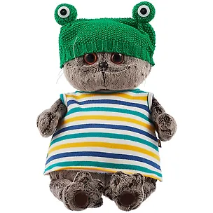 Мягкая игрушка Басик в шапке Лягушка (30 см) (Ks30-177) 2854999