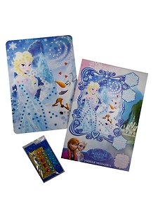 Умная мозаика Холодное Сердце (29645) (25х17,5см) (самокл.детали+стразы) (Disney) (3+) (упаковка)