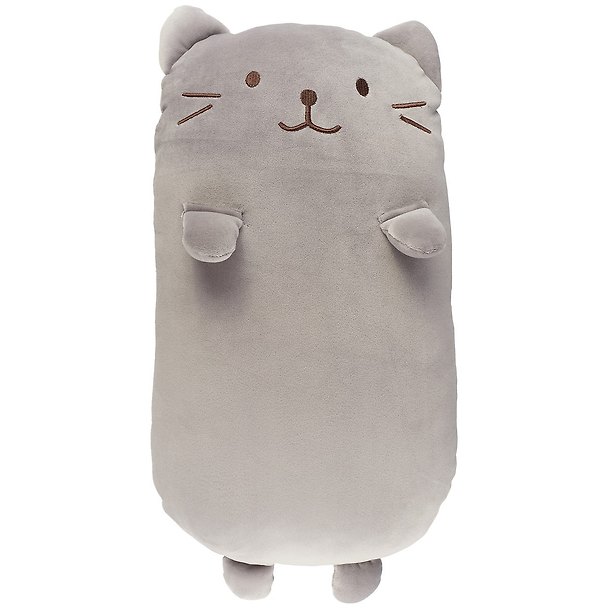 Мягкая игрушка Кот толстяк серый (текстиль) (40см) 2693560 — 1