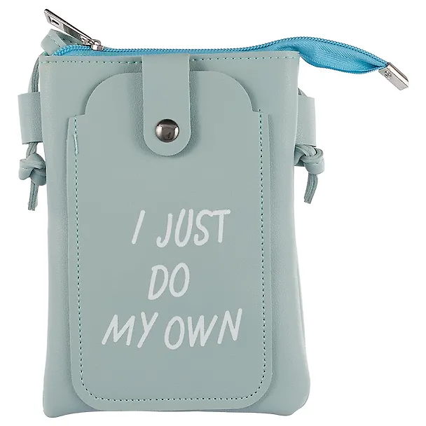 Сумка на молнии I just do my own(кожзам)(12х19) 2646300 — 4