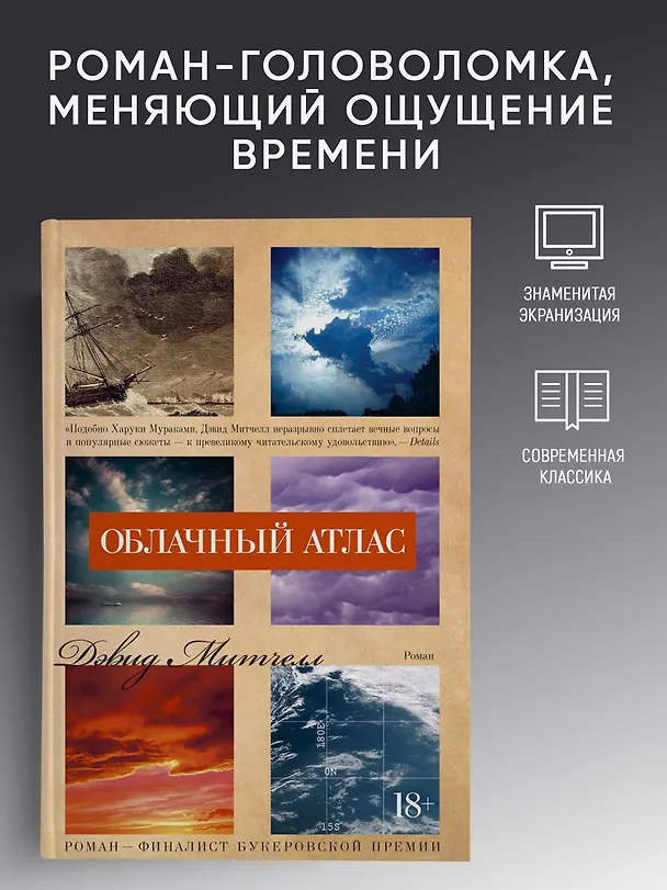 Книга Облачный атлас (Дэвид Стивен Митчелл) — 3