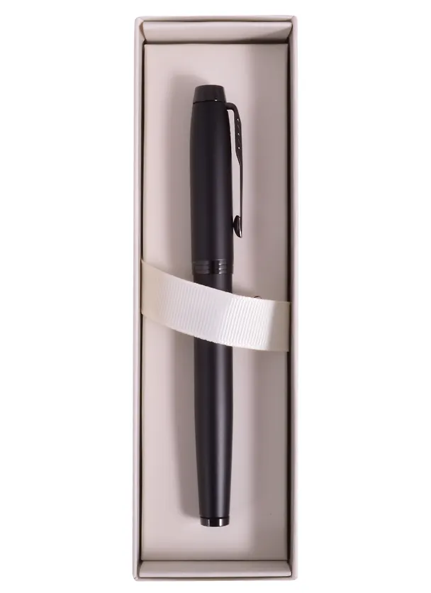 Перьевая ручка Parker, IM Achromatic Black, синяя 260493 — 2