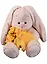 Мягкая игрушка Зайка Ми в желтой юбочке и с букетом (15 см) (SidX - 201) — 2597994 — 1