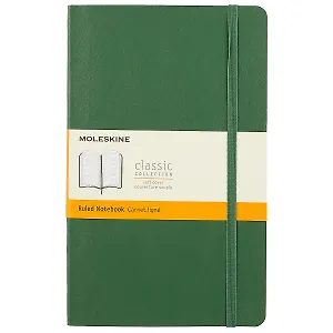 Записная книжка Moleskin Classic Soft Large, зелёная, 96 листов, А5