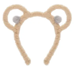 Ободок Ушки Мишка (коричневый) (плюш) (12-03677-OB2) (Lafilaf)