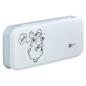 Пенал 1 отделение "Овечки" 20,4*9*2.8 см, полипропилен, шелкография