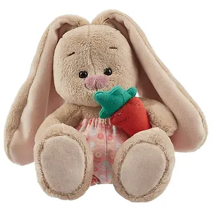 Мягкая игрушка Зайка Ми  в панталончиках и с морковкой (15 см) (SidX - 166) 2522517