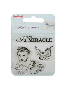 Набор штампов Мамины Сокровища 2 (на англ. яз.) (SCB4907024) (7х7см) (3+) (упаковка)