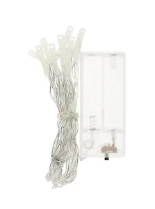 Гирлянда светодиодная 10 ламп (1,5м) (ПВХ бокс) (12-06399-M3)