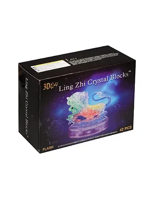 3D Crystal Puzzle Знаки Зодиака Лев со светом (9052А) 2519869
