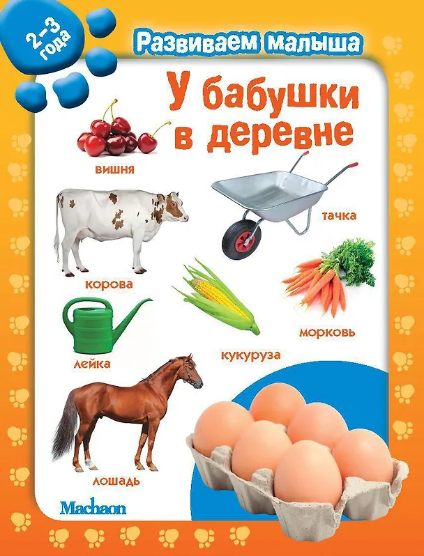Книга У бабушки в деревне. Развиваем малыша (2-3 года) () — 1