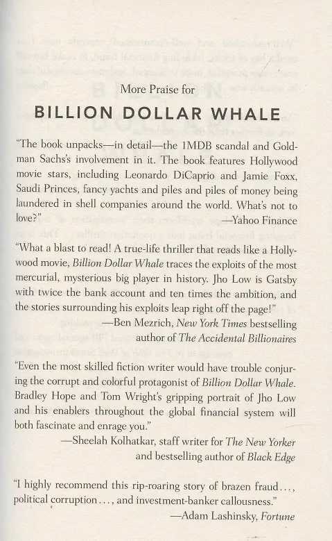 Книга Billion Dollar Whale: The Man Who Fooled Wall Street, Hollywood, and the World (Tom Wright, Брэдли Хоуп) — 2