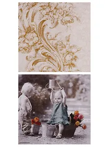 Набор салфеток для декупажа Джентельмен/Золото - 2 шт.