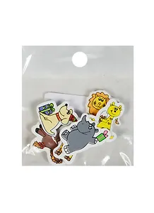 Набор Наклейки декор Животные с подарками (159360) (6шт) (упаковка)