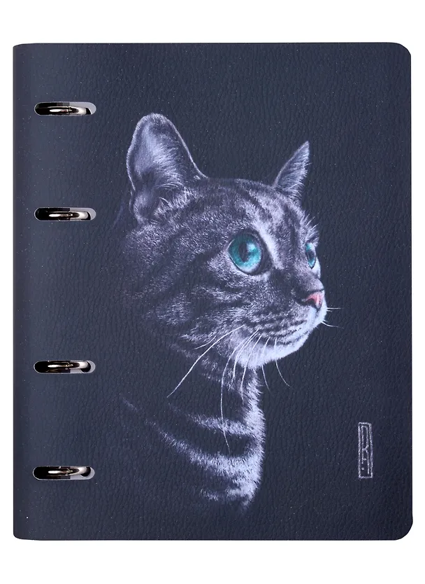 Тетрадь на кольцах «Art line. 7» 120 листов в клетку, А5, сменный блок - Listoff 2973060 — 1