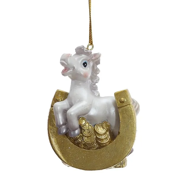 Фигурка декоративная подвесная Лошадка, 6 вариантов (5х2х7) 3126907 — 7