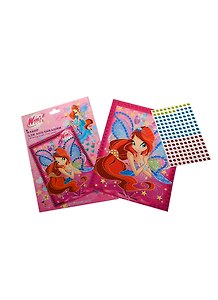 Набор для аппликации Блум с жемчужными стикерами (49703-1/WH) (WINX Club)