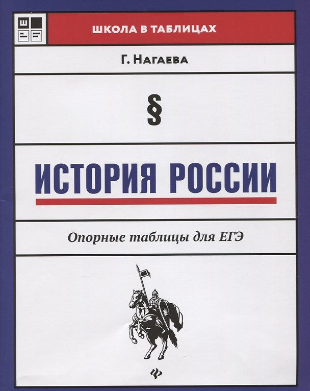 Книга История России:опорные таблицы для ЕГЭ дп (Гильда Нагаева) — 1