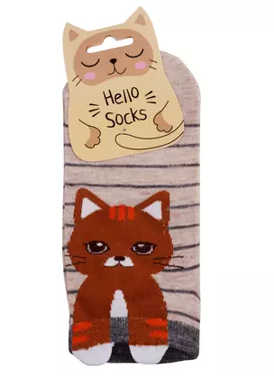 Носки Hello Socks Котики (36-39) (текстиль) (12-31672-C1) — 2768776 — 1