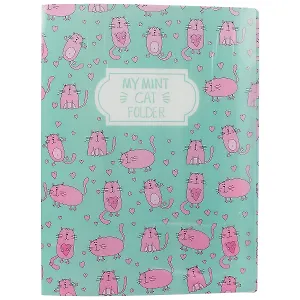 Папка с файлами «My mint cat», А4
