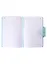 Ежедневник недат. А5 136л "Snap book. No 2" мятный, иск.кожа, интегр.переплет, клапан, офсет, ляссе — 2943952 — 2